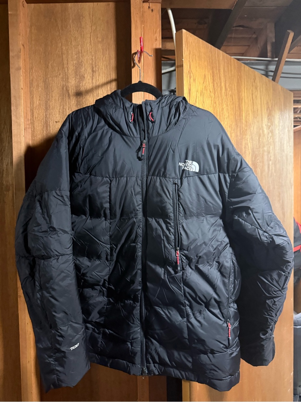 The North Face Men’s Black Hooded Down Puffer Jacket